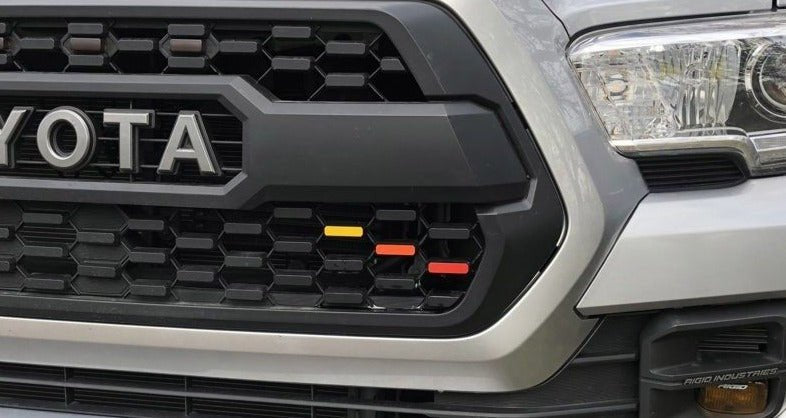 TVD Vinyl Decals Premium Cast Vinyl Heritage Decals TRD PRO Grille for Tacoma (2016-2023)