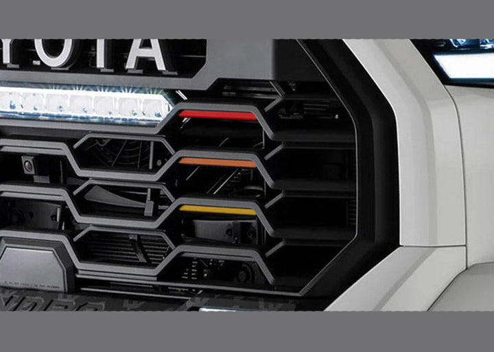 TVD Vinyl Decals Premium Cast Vinyl Heritage Decals TRD Pro Grille for Tundra (2022+)