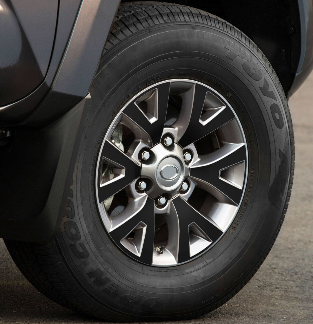 Premium Cast Vinyl Decal Inlays for 2016-2023 Tacoma SR5 Alloy Wheels x4