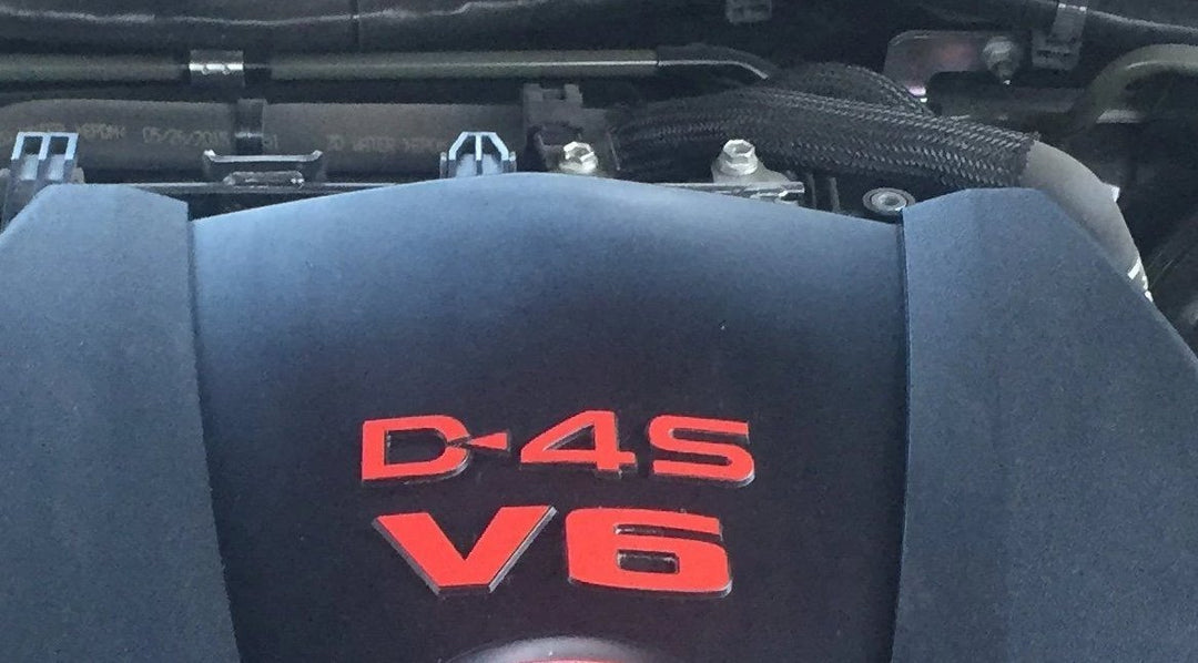 TVD Vinyl Decals Premium Cast Vinyl Decal Letters for V6 Engine Cover Tacoma (2016-2023)