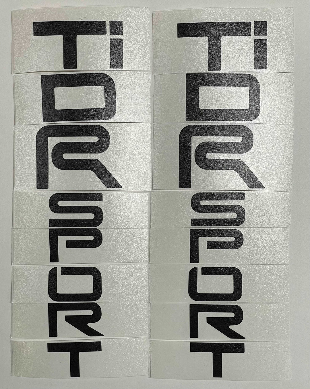 Premium Cast Vinyl Decal Letters for 2021-2026 4Runner TRD SPORT Emblems x2