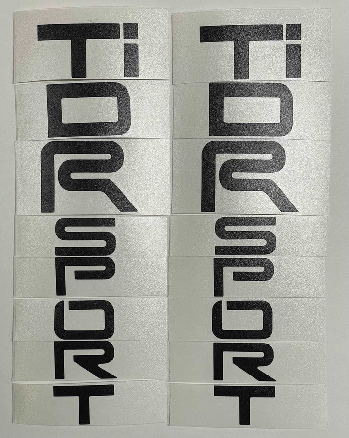 Premium Cast Vinyl Decal Letters for 2021-2026 4Runner TRD SPORT Emblems x2