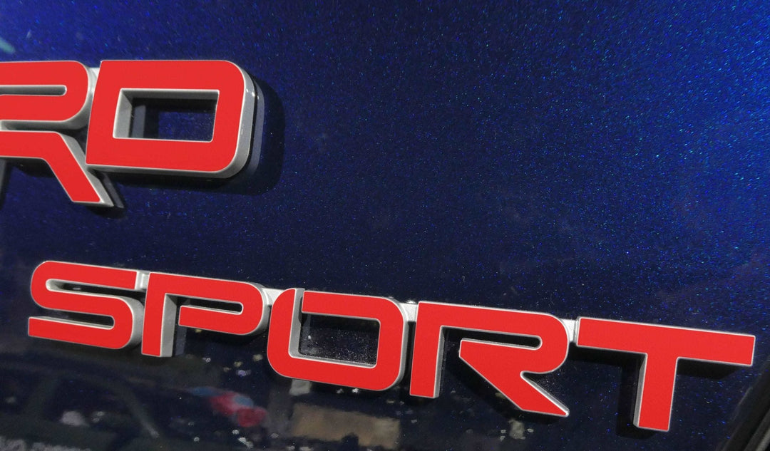 Premium Cast Vinyl Decal Letters for 2021-2026 4Runner TRD SPORT Emblems x2