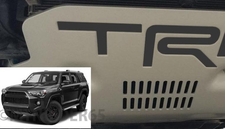 TVD Vinyl Decals Premium Cast Vinyl Decal Letter Inserts TRD Pro Skid Plate for 4Runner (2015-2018)