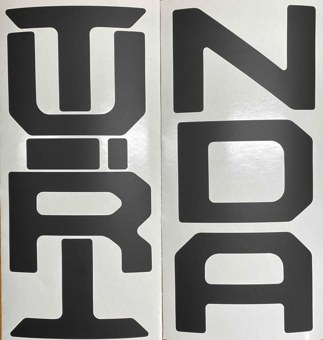 Premium Cast Vinyl Decal Letter Inserts for 2022-2026 Tundra Tailgate