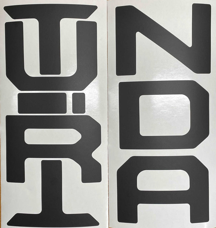 Premium Cast Vinyl Decal Letter Inserts for 2022-2026 Tundra Tailgate