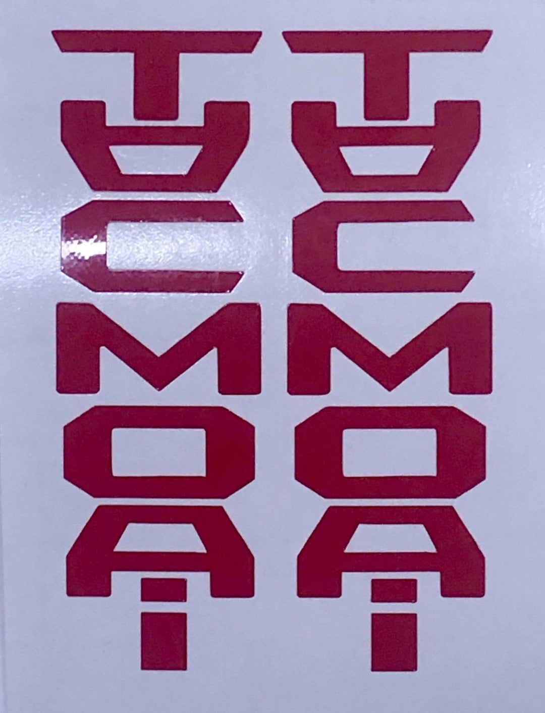 Premium Cast Vinyl Decal Letter Inserts for 2016-2023 Tacoma Glovebox