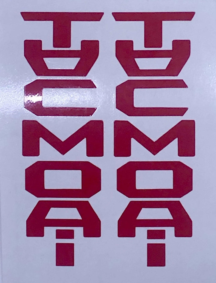 Premium Cast Vinyl Decal Letter Inserts for 2016-2023 Tacoma Glovebox