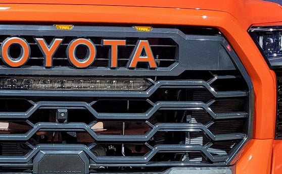 Premium Cast Vinyl Decal Letter Inlays for 2022-2026 Tundra TRD Pro Grille