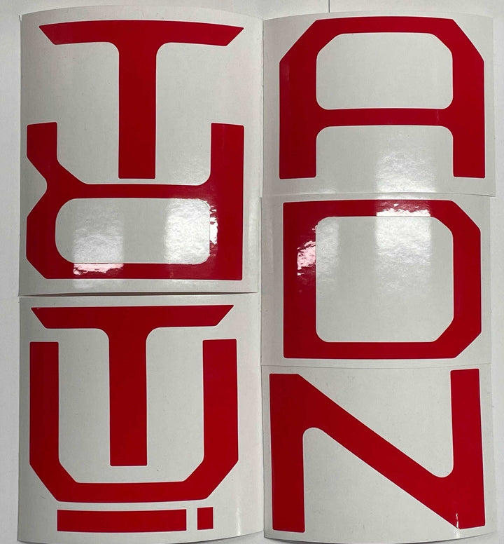 Premium Cast Vinyl Decal Letter Inlays for 2022-2026 Tundra with Raised Tailgate Letters
