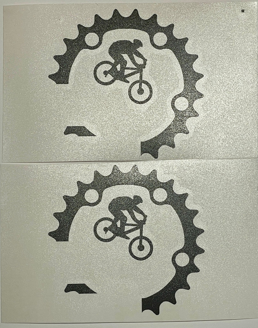 Premium Cast Vinyl Mountain Bike Decals for 2024-2026 Tacoma TRD Off Road and Sport x2