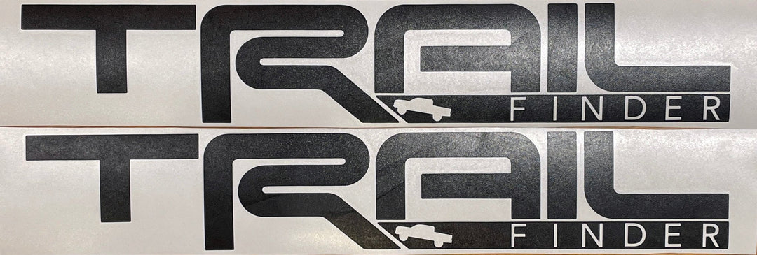 Premium Cast Vinyl "TRAIL FINDER" Decals