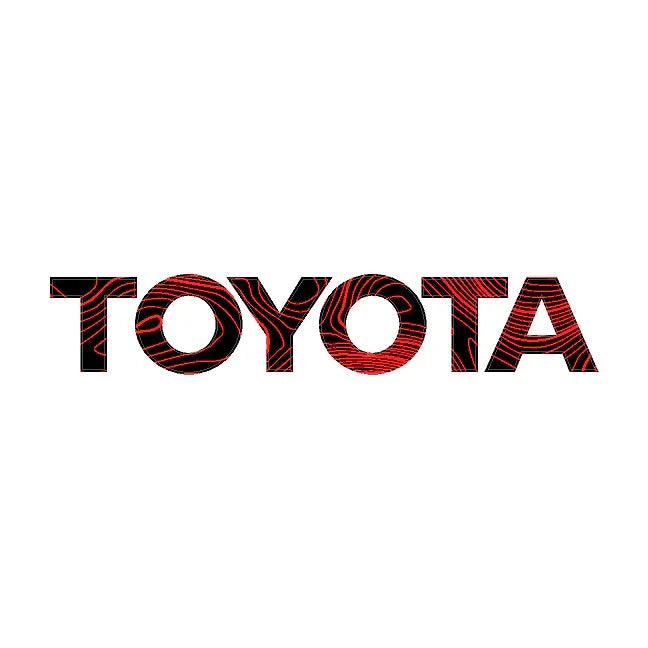 TOYOTA Topographic Rear Liftgate Emblem Inlays - 2025+ 4Runner