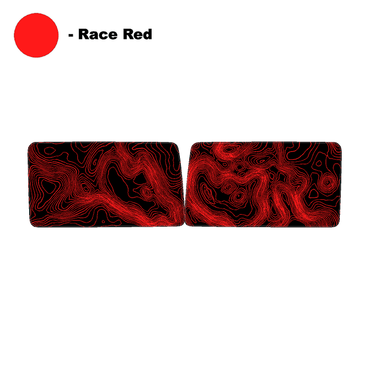 Topographic Map Premium Print Vinyl Rolls (3' or 6') - Matte Finish