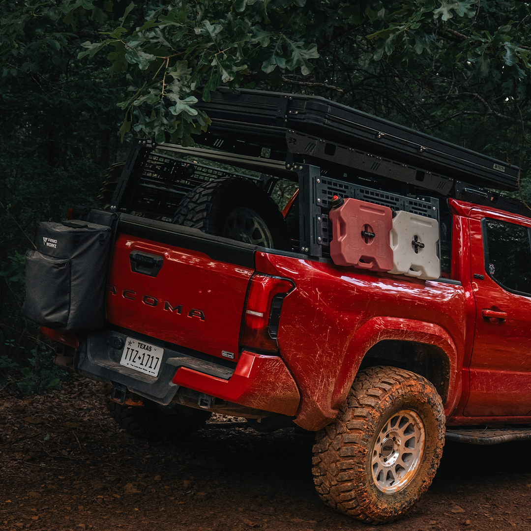 Cali Raised LED Bed Rack Roof Rack For Tacoma (2005-2026)