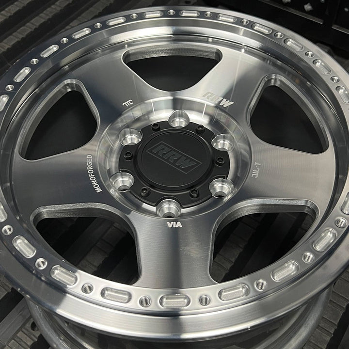 RRW RG4-H Hybrid MonoForged Wheel | BRUSHED ALUMINUM