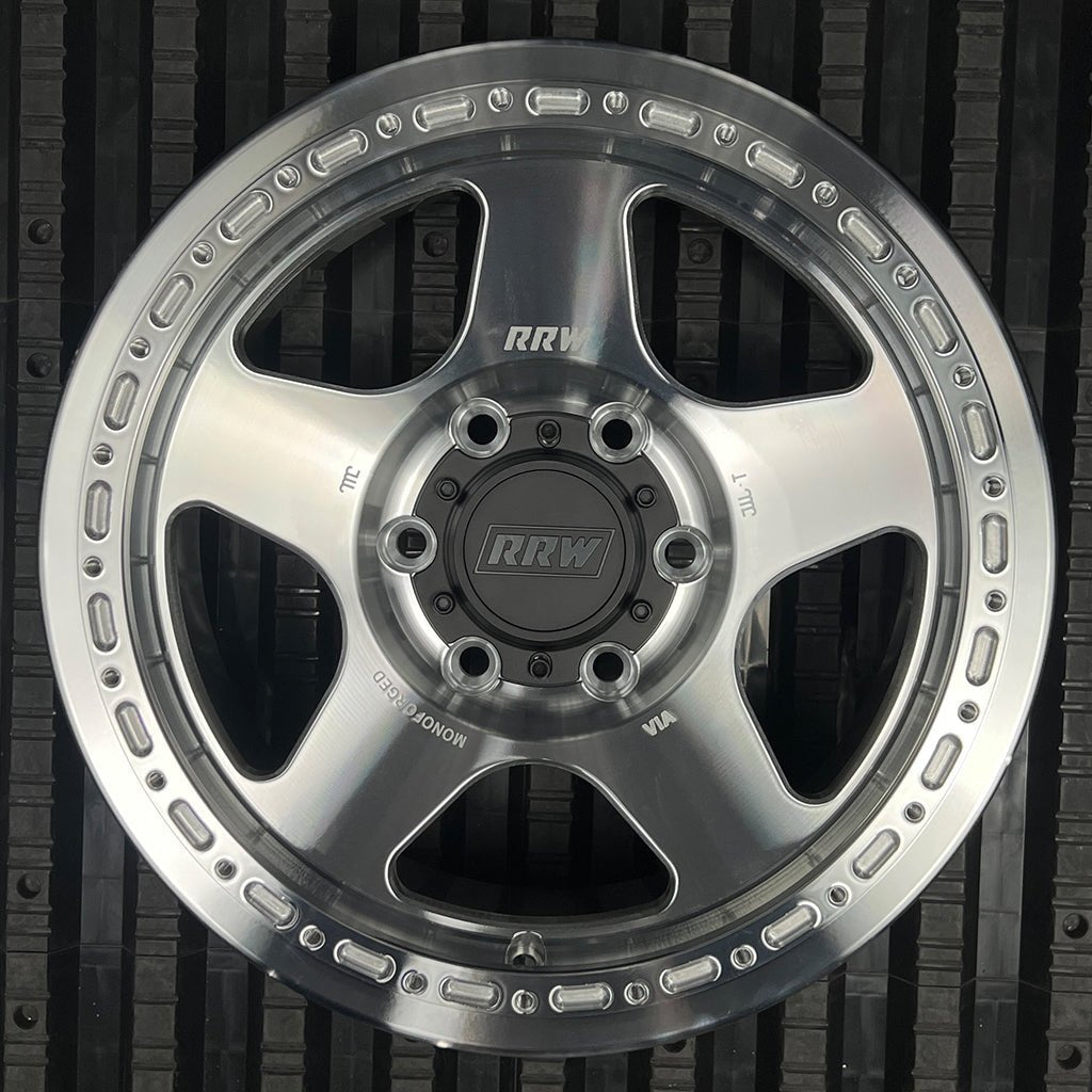 RRW RG4-H Hybrid MonoForged Wheel | BRUSHED ALUMINUM
