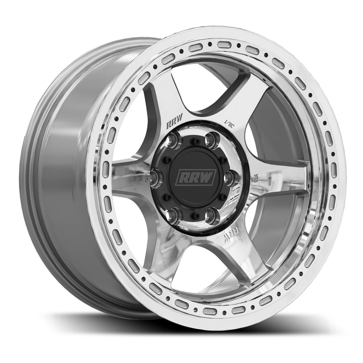 RRW RR2-H FLOW FORMED 17x8.5 Hybrid Beadlock | BRUSHED ALUMINUM