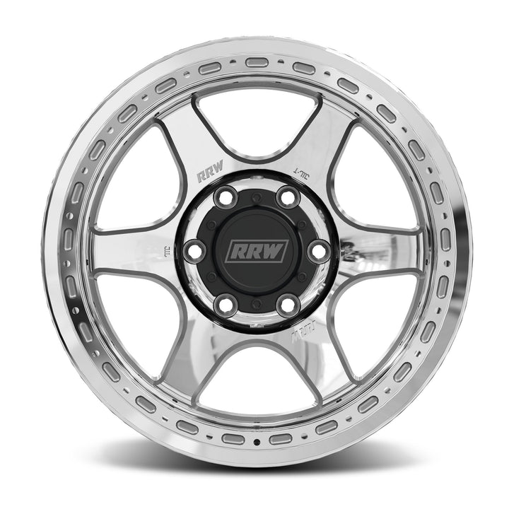 RRW RR2-H FLOW FORMED 17x8.5 Hybrid Beadlock | BRUSHED ALUMINUM