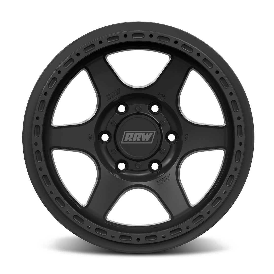RRW RR2-H FLOW FORMED 17x8.5 Hybrid Beadlock | MATTE BLACK