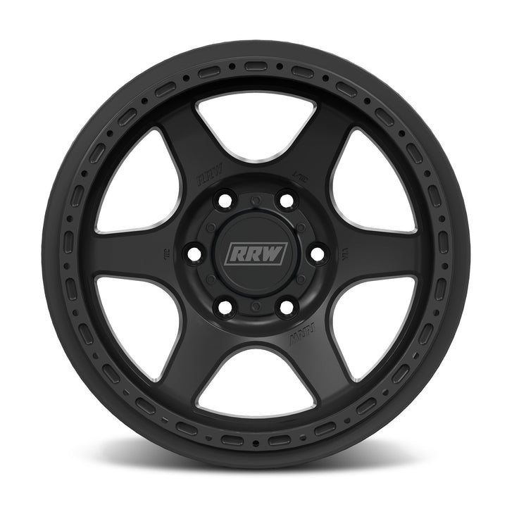 RRW RR2-H FLOW FORMED 17x8.5 Hybrid Beadlock | MATTE BLACK