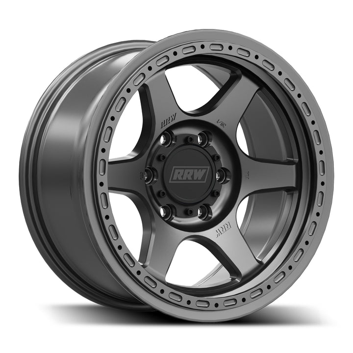 RRW RR2-H FLOW FORMED 17x8.5 Hybrid Beadlock | MATTE GUNMETAL