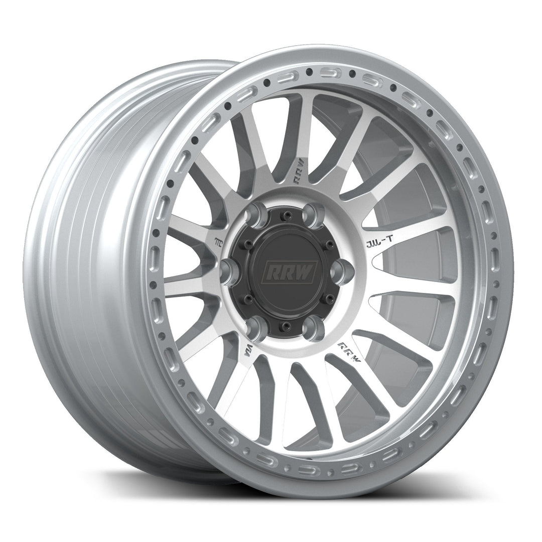 RR7-H FLOW FORMED Hybrid Beadlock Wheel | BRUSHED ALUMINUM