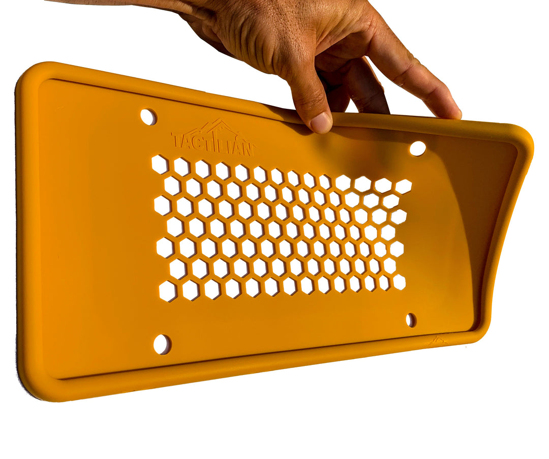 Tactilian Silicone Anti-Rattle, Anti-Scratch License Plate Holder