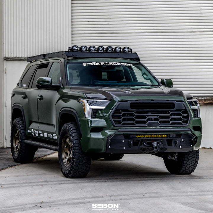 Seibon Carbon Fiber OEM Style Hood for Tundra (2022+) & Sequoia (2022+)