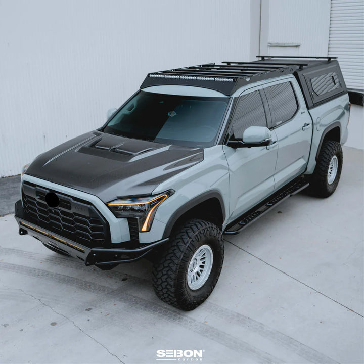 Seibon RR-Style Carbon Fiber Hood For Tundra (2022+) & Sequoia (2023+)