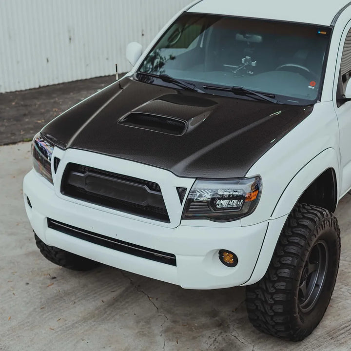 Seibon TR-Style Carbon Fiber Hood For Tacoma (2005-2011)
