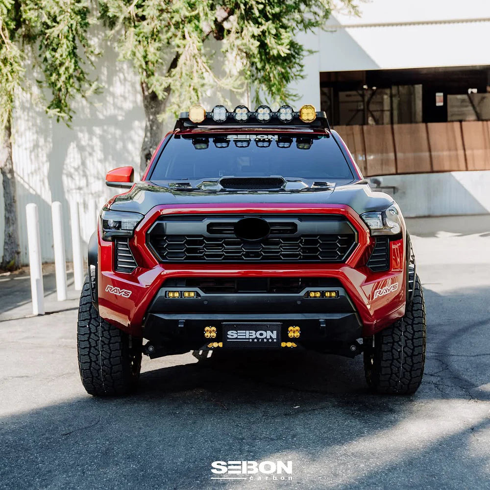Seibon TS style Carbon Fiber Hood Tacoma (24+) &  4Runner (2025+)