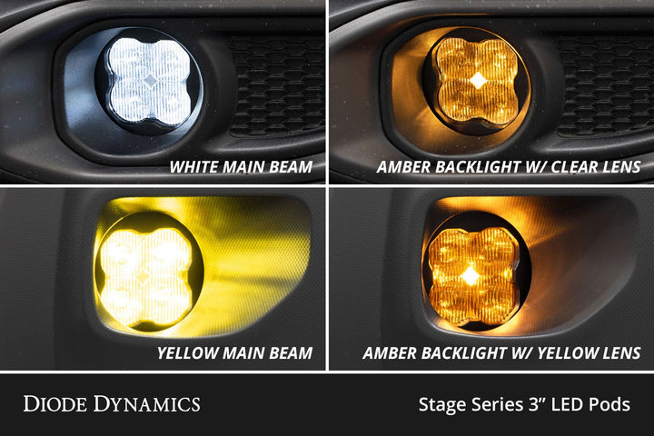 Diode Dynamics SS3 LED Fog Light Kit for Tacoma (2012-2015)