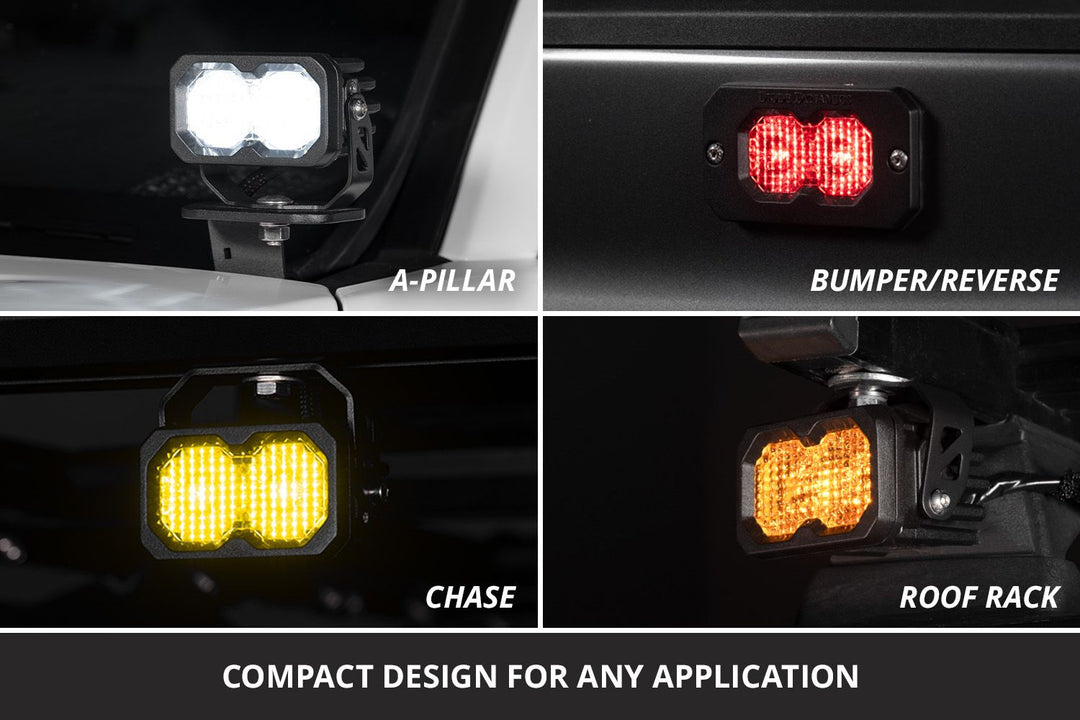 Diode Dynamics C2 2.0 White Max LED Pod (pair)