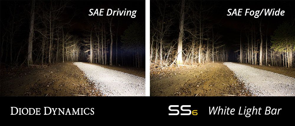 Diode Dynamics Stage Series 6" SAE/DOT White Classic Light Bar (pair)