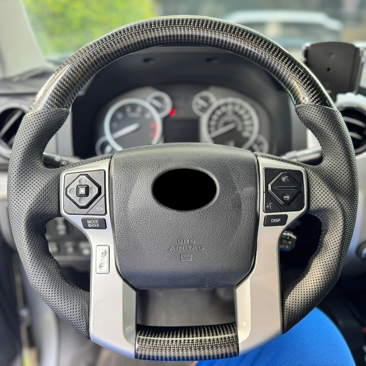 Aspire Auto Accessories Carbon Fiber Steering Wheel for Tacoma/Tundra/4Runner