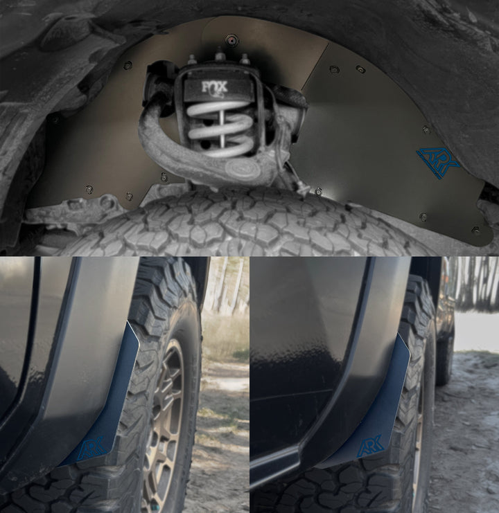 Ark Splash Guards TriXpoly Splash Guards & Mudflap Micros for Tacoma (2016-2023)