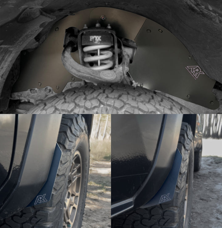 Ark Splash Guards TriXpoly Splash Guards & Mudflap Micros for Tacoma (2016-2023)