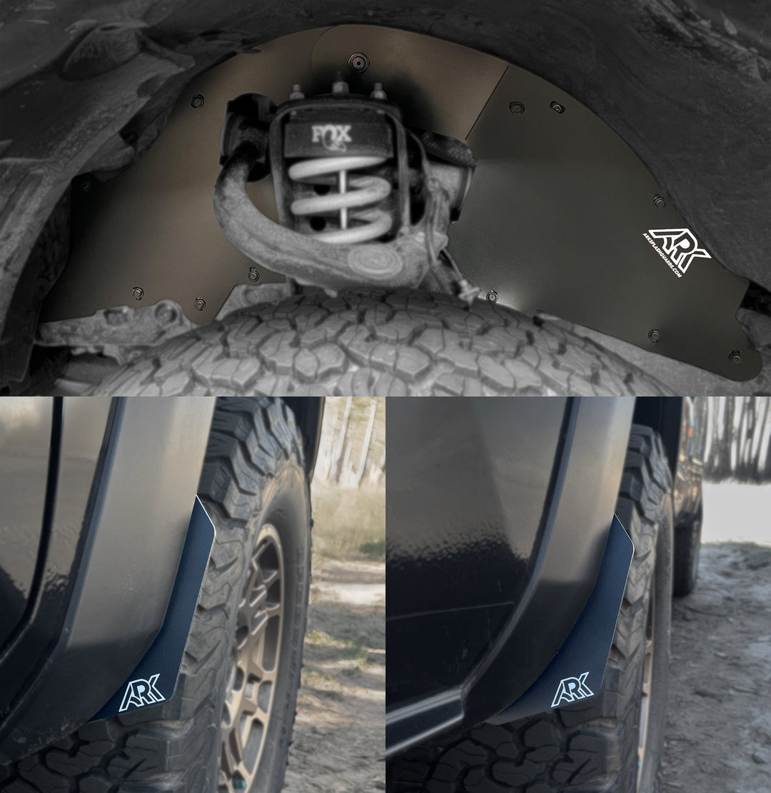 Ark Splash Guards TriXpoly Splash Guards & Mudflap Micros for Tacoma (2016-2023)
