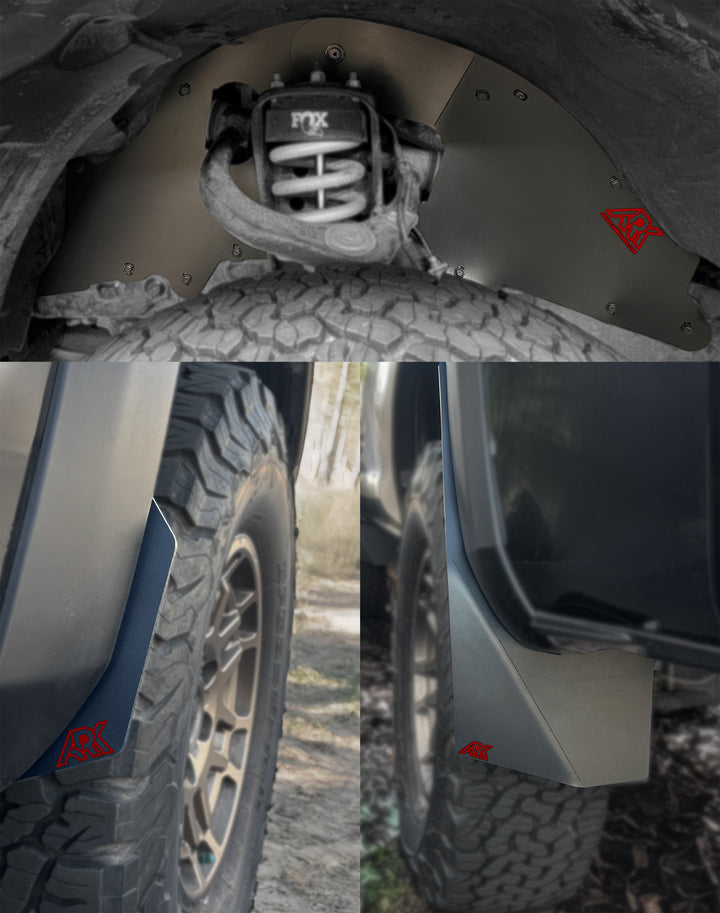 Ark Splash Guards TriXpoly Splash Guards & Mudflap Micros for Tacoma (2016-2023)