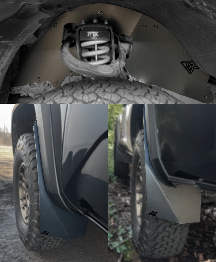 Ark Splash Guards TriXpoly Splash Guards & Mudflap Micros for Tacoma (2016-2023)