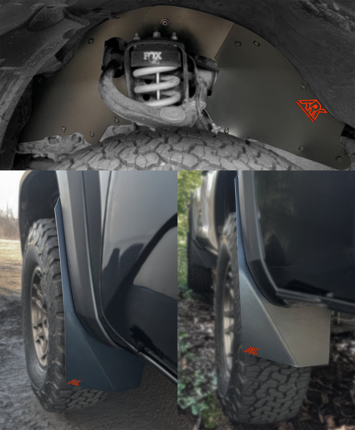 Ark Splash Guards TriXpoly Splash Guards & Mudflap Micros for Tacoma (2016-2023)