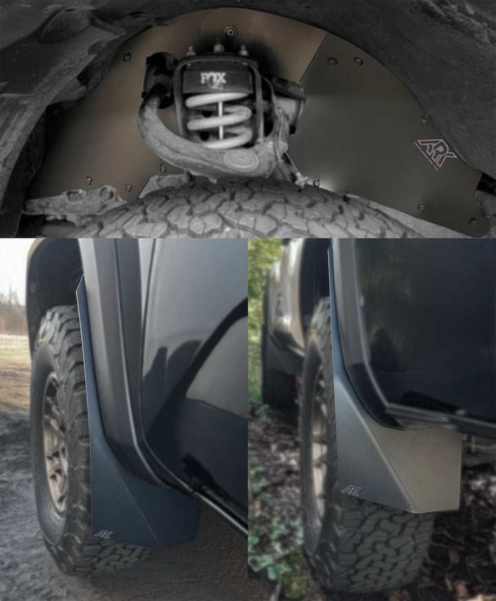 Ark Splash Guards TriXpoly Splash Guards & Mudflap Micros for Tacoma (2016-2023)
