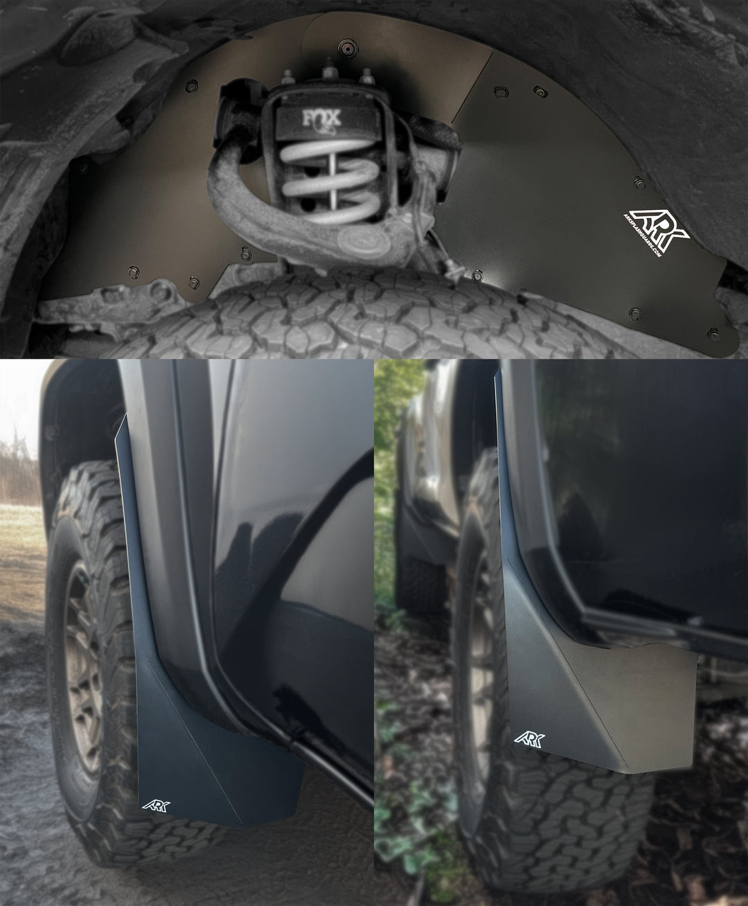 Ark Splash Guards TriXpoly Splash Guards & Mudflap Micros for Tacoma (2016-2023)