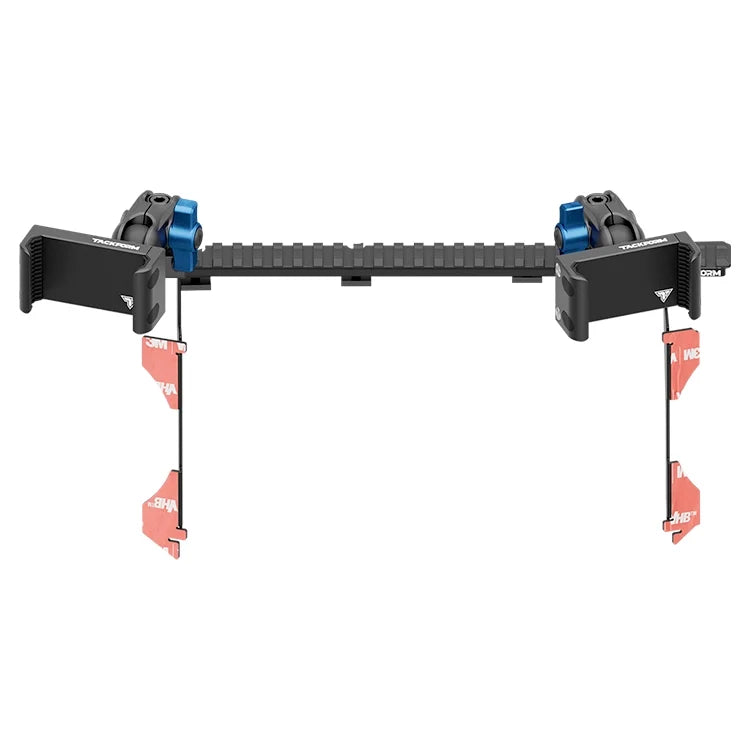 Tackform Assault Track Picatinny Dash Bracket With Dual 20LITE Phone Holders for Tacoma (2016-20023)