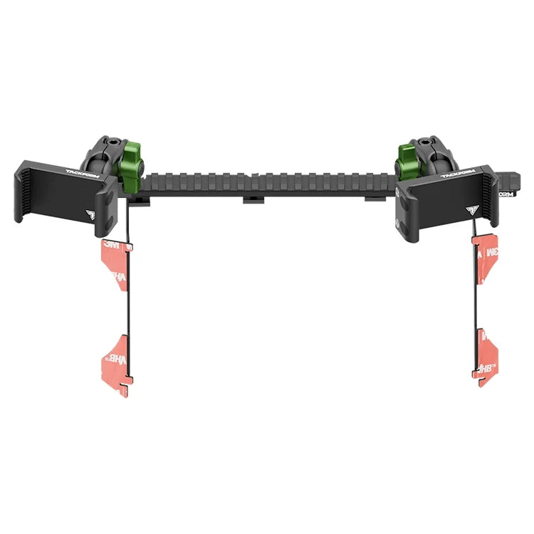 Tackform Assault Track Picatinny Dash Bracket With Dual 20LITE Phone Holders for Tacoma (2016-20023)