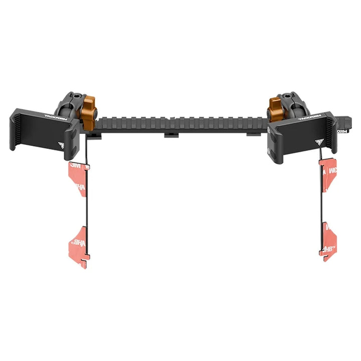Tackform Assault Track Picatinny Dash Bracket With Dual 20LITE Phone Holders for Tacoma (2016-20023)