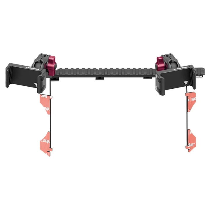 Tackform Assault Track Picatinny Dash Bracket With Dual 20LITE Phone Holders for Tacoma (2016-20023)