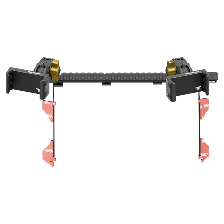 Tackform Assault Track Picatinny Dash Bracket With Dual 20LITE Phone Holders for Tacoma (2016-20023)