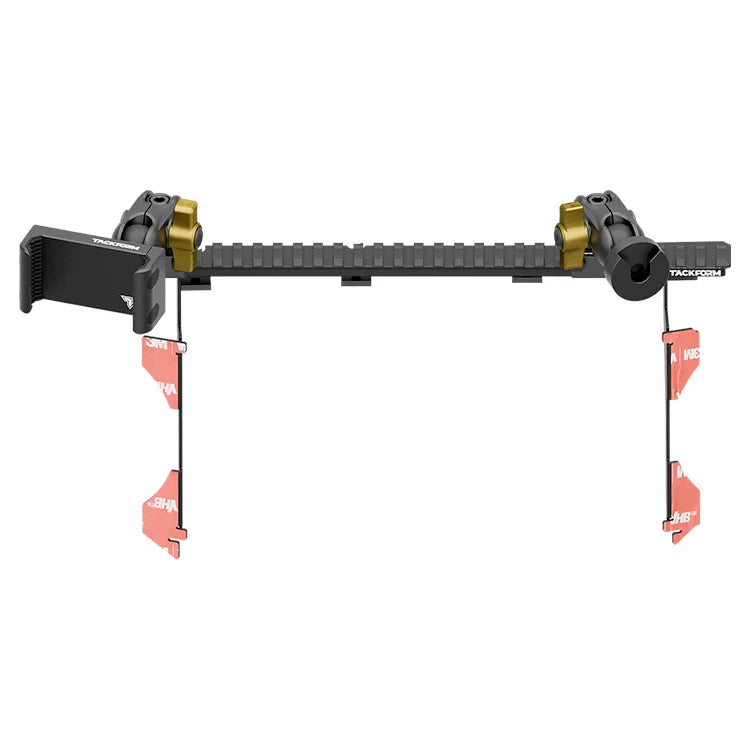 TRAXX™ - Assault Track Picatinny Dash Bracket With 20LITE Phone Holder & CB Microphone Holder | 2016 - 2023 Toyota Tacoma